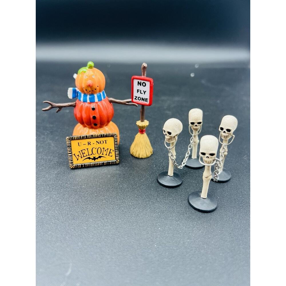 DEPT 56 - Halloween Decorating Set Of 5 - Village Accessories - 800026 - New - Picture 3 of 4